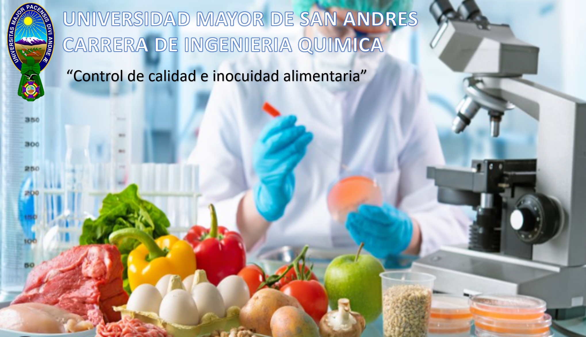 Modulo de control de calidad e inocuidad alimentaria
